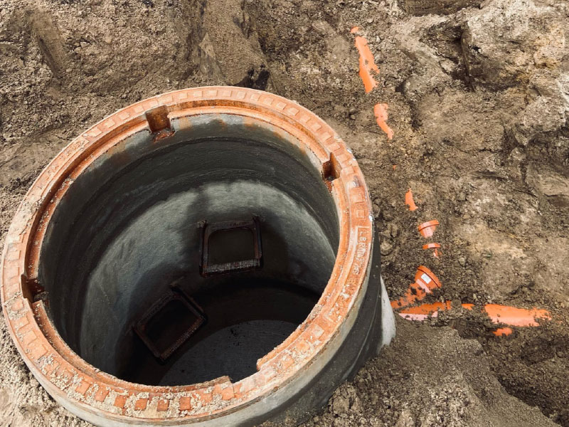 Bild Entwässerungsarbeiten